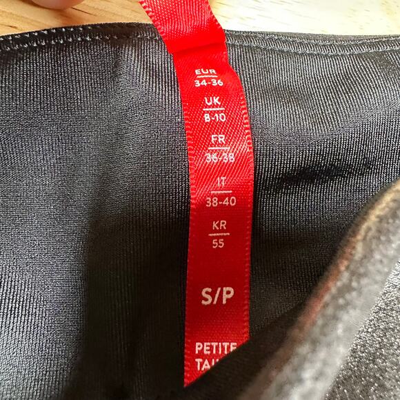 Spanx Faux Leather Leggings Black 2437Q Women's Size Small Excellent Condition - Picture 5 of 10